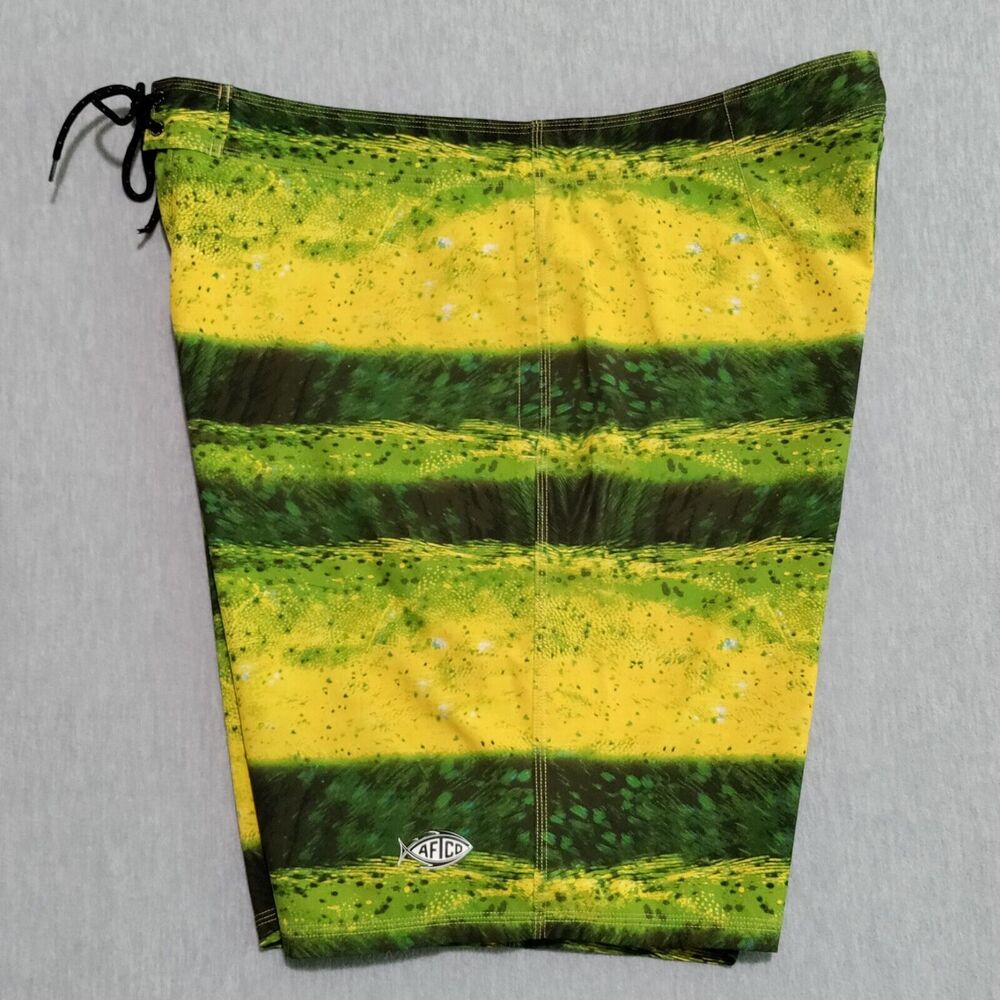 AFTCO Bluewater Board Shorts Mens Size 40 Beach Fishing Outdoor Swim Trunks EUC‎ - Picture 4 of 16